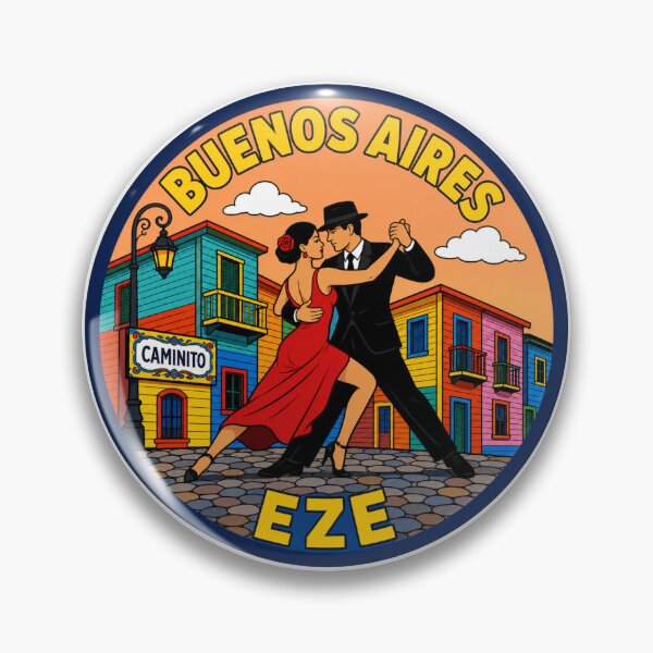 Item preview, Buenos Aires EZE Airport Code Travel Sticker designed and sold by Martin's_Design.