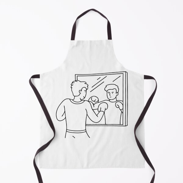 Item preview, A person throwing an uppercut while facing a mirror designed and sold by rasagamastore.
