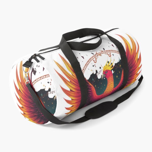 Item preview, Colorful Phoenix Bird with Floral Fantasy Art T-Shirt | Vibrant Mythical Firebird Illustration designed and sold by Wirath Shop.