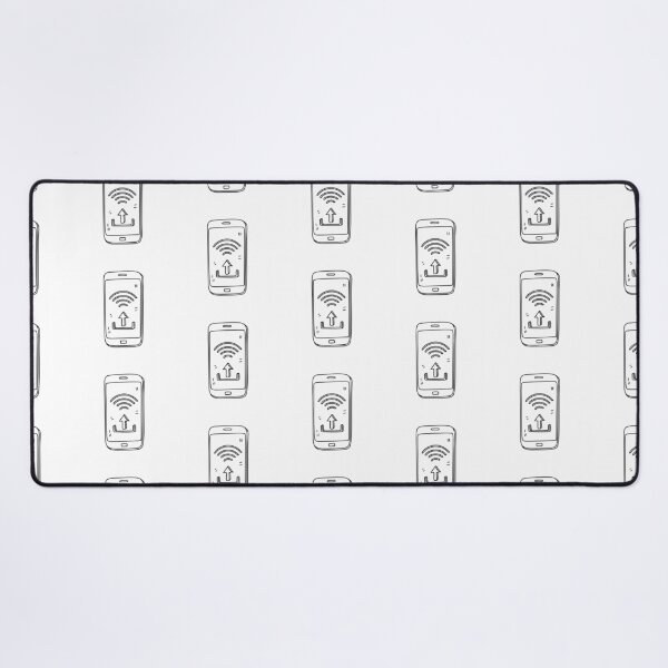 Item preview, A phone on Wi Fi with its upload icon blinking designed and sold by rasagamastore.