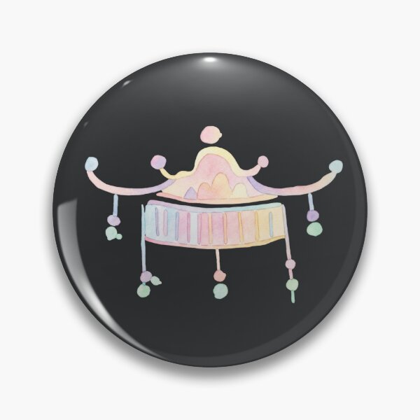 Item preview, Korean Traditional Pastel Palace Ornament Watercolor Pattern designed and sold by Yiruda-Art.