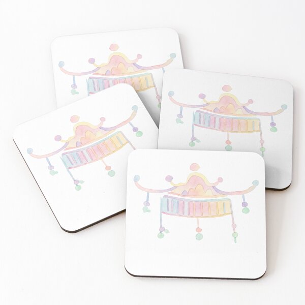 Item preview, Korean Traditional Pastel Palace Ornament Watercolor Pattern designed and sold by Yiruda-Art.