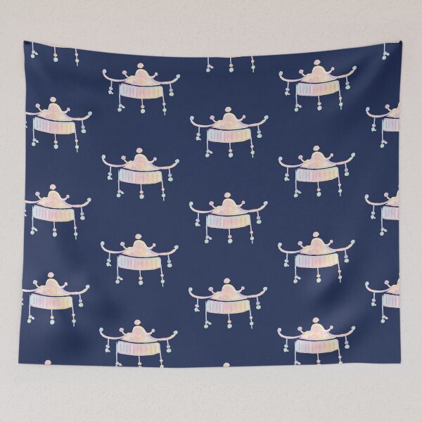 Item preview, Korean Traditional Pastel Palace Ornament Watercolor Pattern designed and sold by Yiruda-Art.