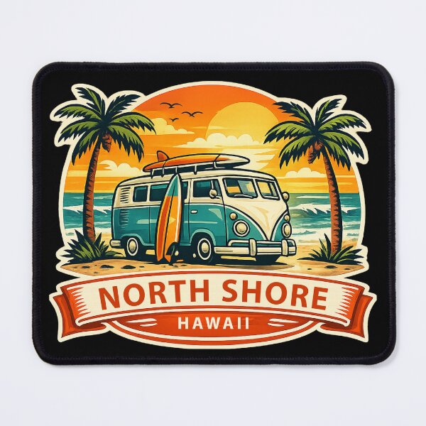 Item preview, North Shore Hawaii Surf Van designed and sold by getpressedshirt.