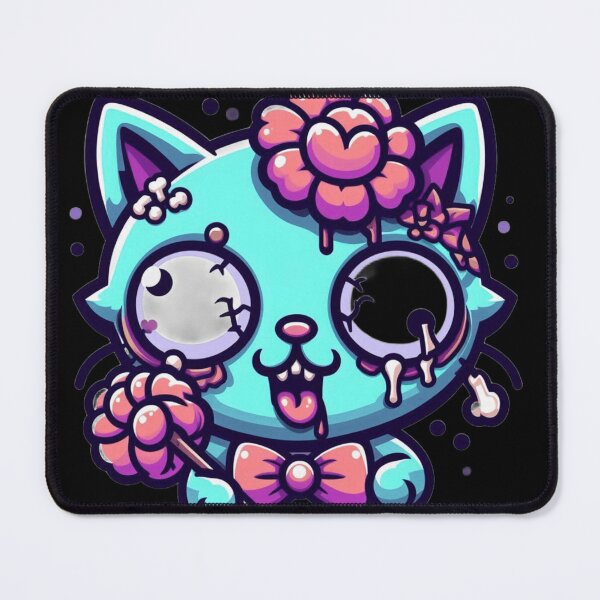 Item preview, Kawaii zombie cat designed and sold by Shirtabell.