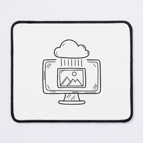 Item preview, An image icon being moved into a cloud folder on the screen designed and sold by rasagamastore.