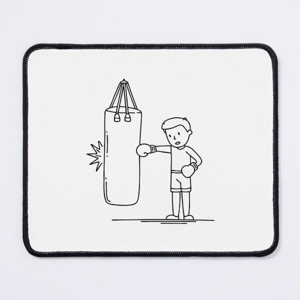 Item preview, A punching bag swaying gently after receiving an uppercut designed and sold by rasagamastore.