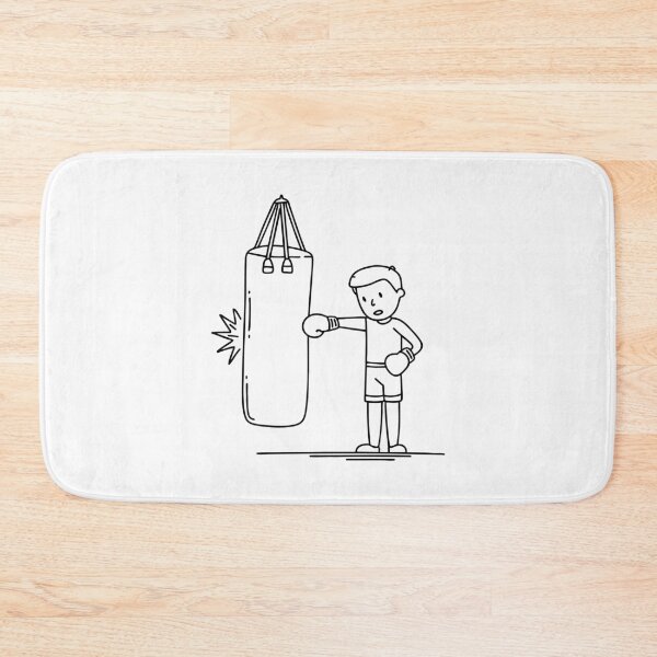 Item preview, A punching bag swaying gently after receiving an uppercut designed and sold by rasagamastore.