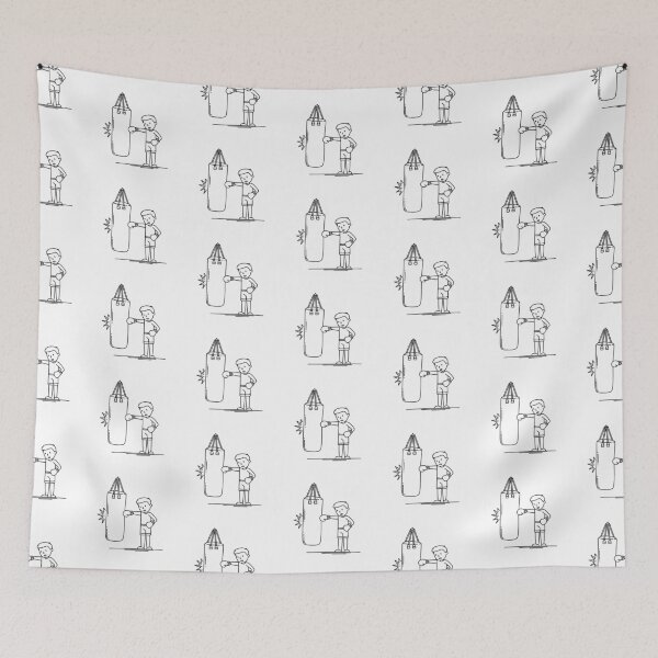 Item preview, A punching bag swaying gently after receiving an uppercut designed and sold by rasagamastore.