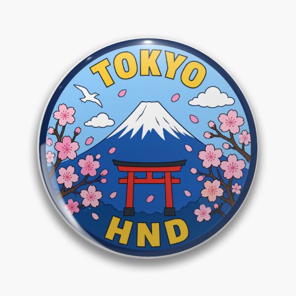 Item preview, Tokyo HND Airport Code Travel Sticker designed and sold by Martin's_Design.