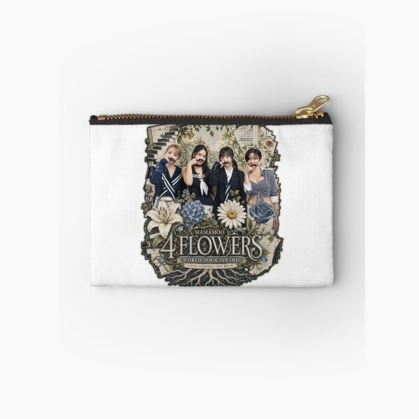 Item preview, MAMAMOO OT4 4 Flowers world tour garden aesthetic poster designed and sold by Valereekmerch.