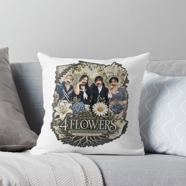Item preview, MAMAMOO OT4 4 Flowers world tour garden aesthetic poster designed and sold by Valereekmerch.