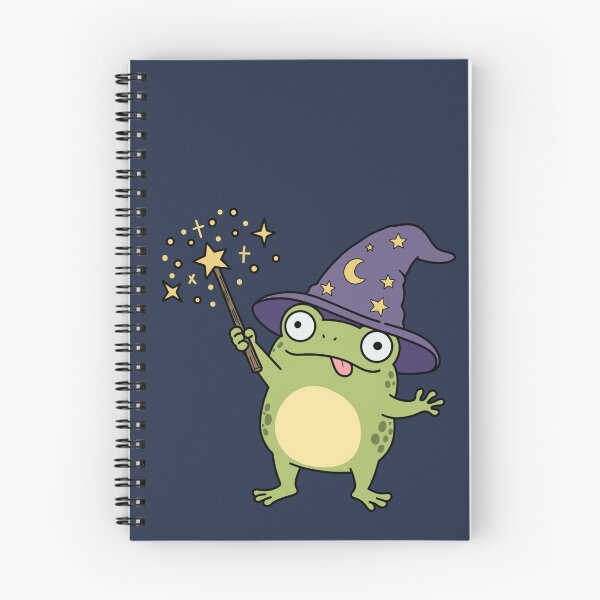 Item preview, Frog Wizard Casting Spells designed and sold by Doodle Moon Studios.