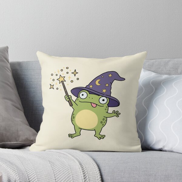 Item preview, Frog Wizard Casting Spells designed and sold by Doodle Moon Studios.