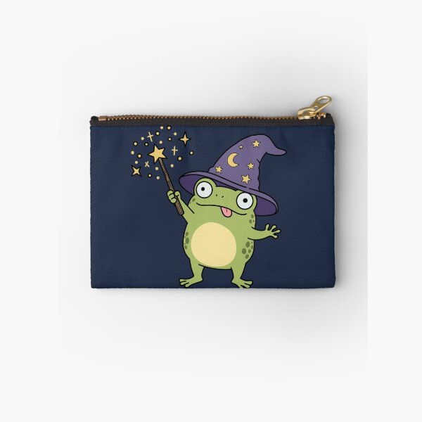 Item preview, Frog Wizard Casting Spells designed and sold by Doodle Moon Studios.