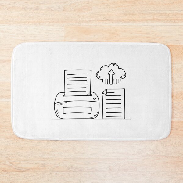 Item preview, A printed page beside a printer marked upload to cloud designed and sold by rasagamastore.
