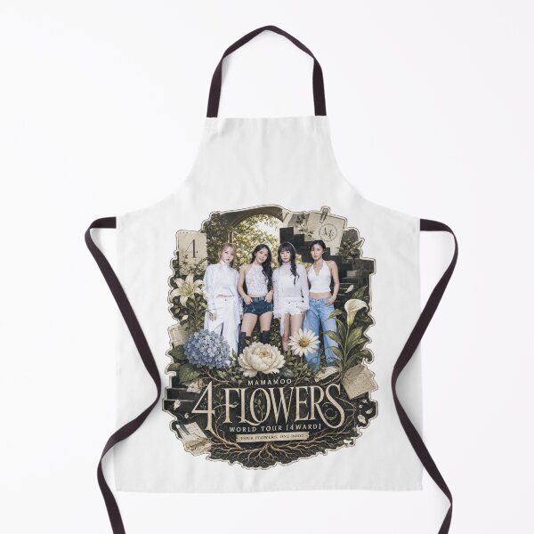 Item preview, MAMAMOO World Tour 4ward 4 Flowers vintage scrapbooking art designed and sold by Valereekmerch.
