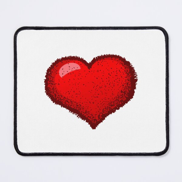 Item preview, Fluffy Heart Cute Red Furry Valentine Mascot Design designed and sold by NAPOLS.