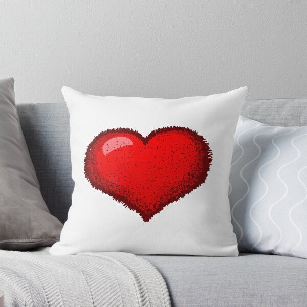 Item preview, Fluffy Heart Cute Red Furry Valentine Mascot Design designed and sold by NAPOLS.