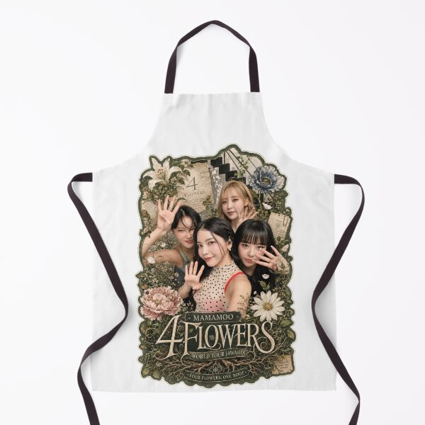 Item preview, MAMAMOO OT4 4 Flowers tour vintage journal aesthetic shirt designed and sold by Valereekmerch.