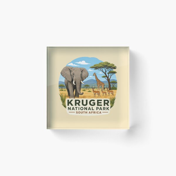 Item preview, Kruger National Park, South Africa - Safari Wildlife designed and sold by Myra365Art.