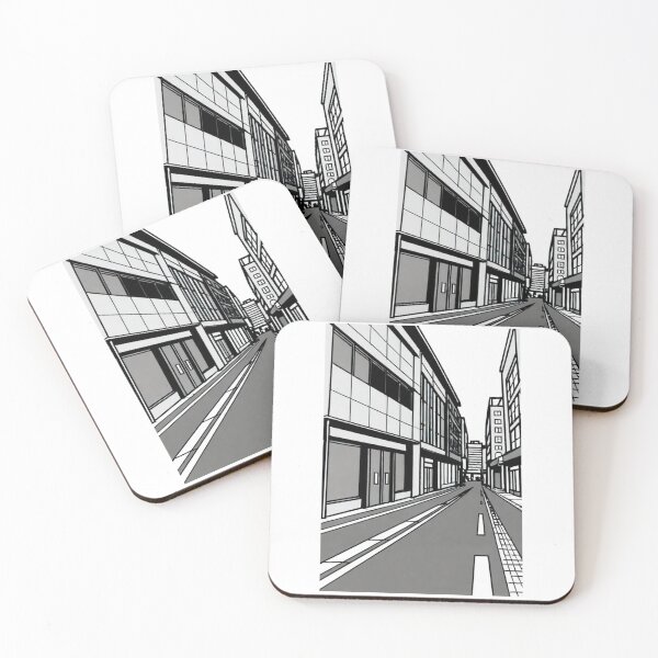 Item preview, Architecture - Minimalist Urban Landscape, Modern Japanese Aesthetic designed and sold by Reverso-Design.