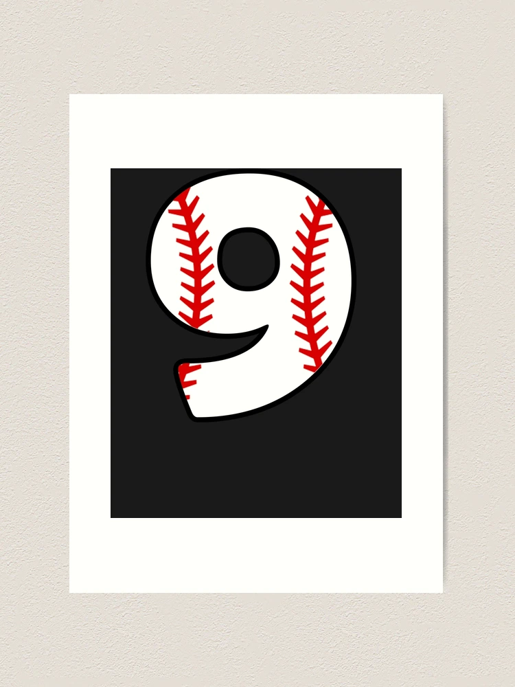 Number 9 Baseball #9