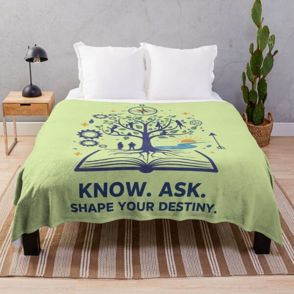 Item preview, Know Ask Shape Your Destiny Tree Book Graphic Typography designed and sold by Exquisite Design Studio „Paculówka”.