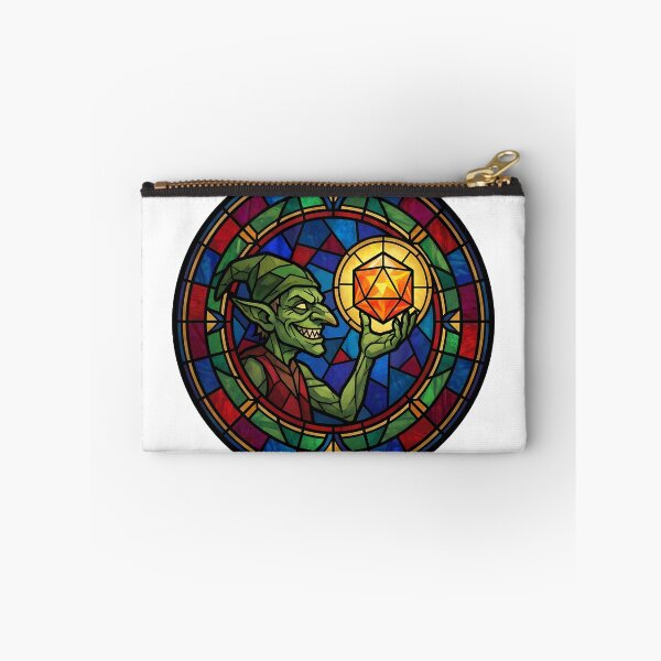 Item preview, Patron Saint of Chaotic Neutral Goblin Stained Glass TTRPG designed and sold by WorldShop17.