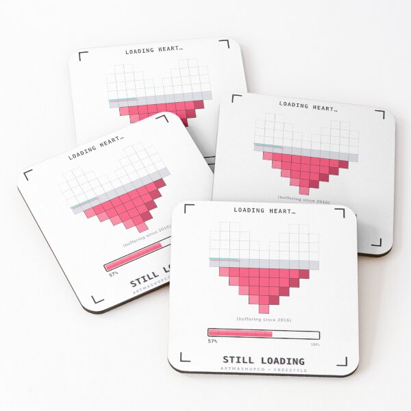 Item preview, Retro Pixel Heart T-Shirt | Still Loading 8-Bit Design | ArtMashupCo designed and sold by ArtMashupCo.