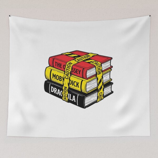 Item preview, Read Banned Books Caution Tape designed and sold by ryanguas.