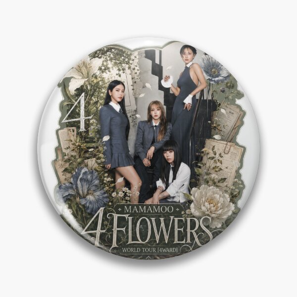 Item preview, MAMAMOO 4ward 4 Flowers aesthetic vintage group artwork designed and sold by Valereekmerch.