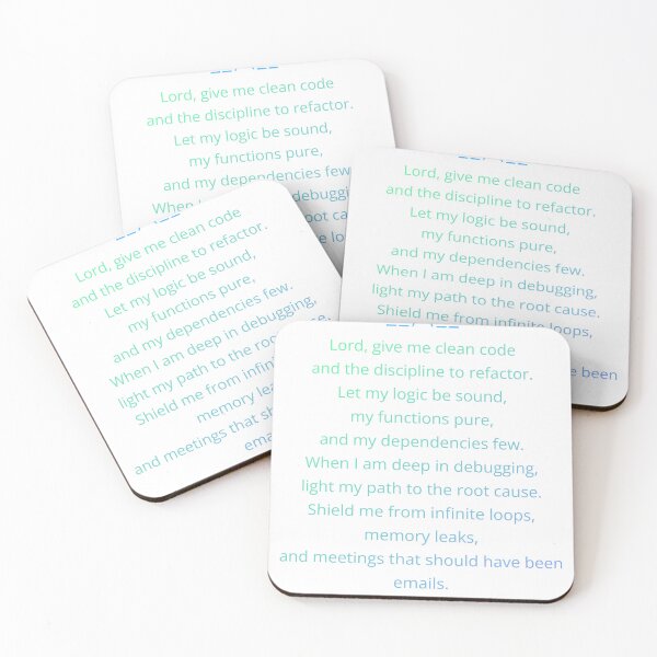 Item preview, Coder's Prayer designed and sold by Goode-sense2025.