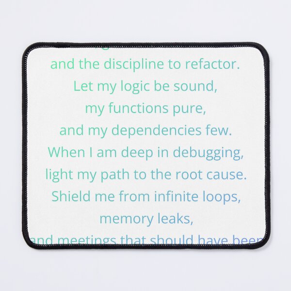 Item preview, Coder's Prayer designed and sold by Goode-sense2025.