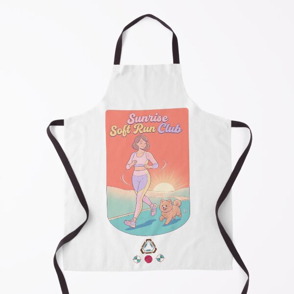 Item preview, Soft Girl Wellness - Morning Run with Dog designed and sold by m-yoga-store.