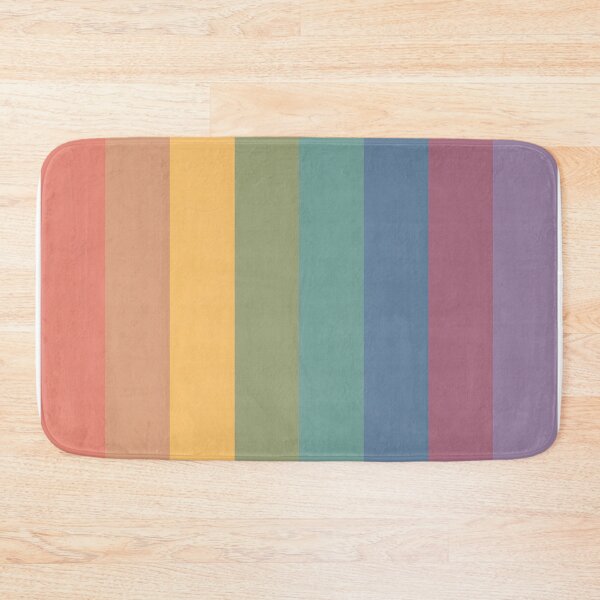 Item preview, Soft autumn colour palette stripe design designed and sold by KLflorals.