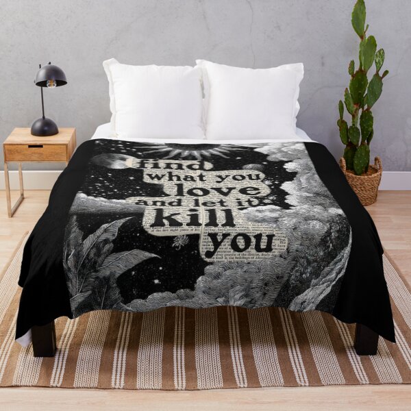 Item preview, Find What You Love And Let It Kill You - Y2K Grunge Collage designed and sold by BubbleStickerStreet.