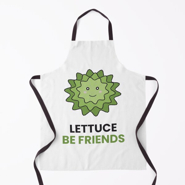 Item preview, Lettuce Be Friends Funny Salad Pun Sticker designed and sold by QuirkyCartel.