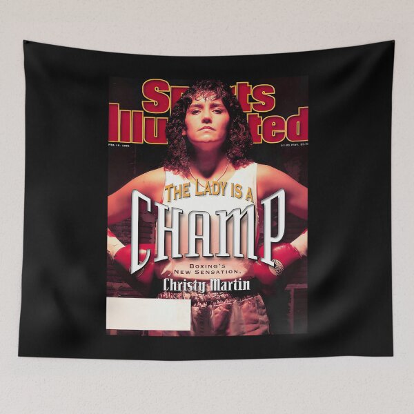 Item preview, The Lady Is A Champ Christy Martin Boxing designed and sold by AnalogAnxiety.