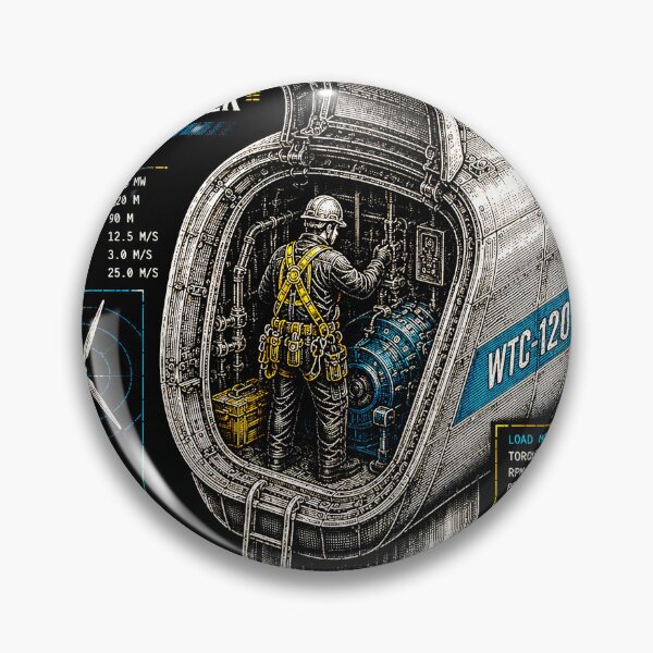 Item preview, Nacelle Shift No Small Talk Wind Turbine Technician designed and sold by RoyalOrderGallery.