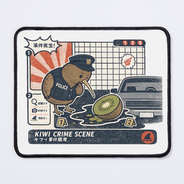 Item preview, Kiwi Crime Scene – Who Did This? designed and sold by Kleksi.