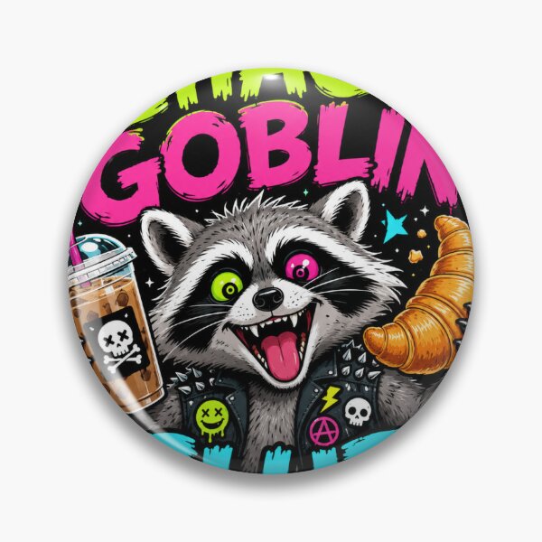 Item preview, Chaos Goblin Raccoon Snack Club designed and sold by MohamedAbozaid1.