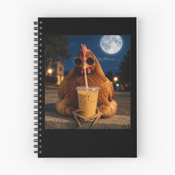 Item preview, Chicken Drinking Iced Coffee designed and sold by Theaurore.