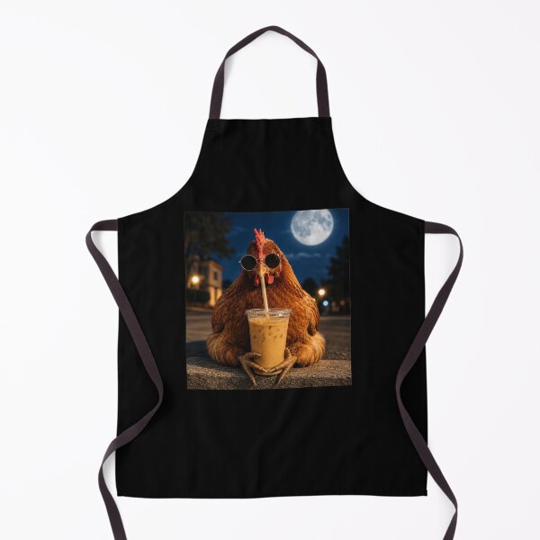 Item preview, Chicken Drinking Iced Coffee designed and sold by Theaurore.