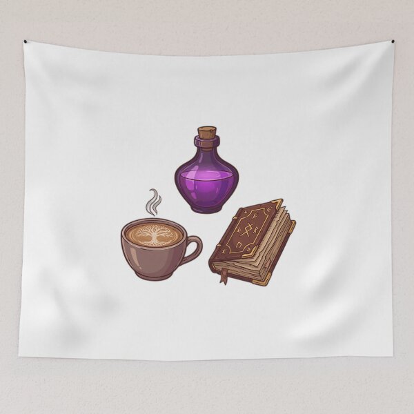 Item preview, Coffee Books and Magic Potion designed and sold by ryanguas.