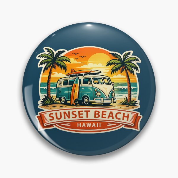 Item preview, Sunset Beach Hawaii Surf Van designed and sold by getpressedshirt.