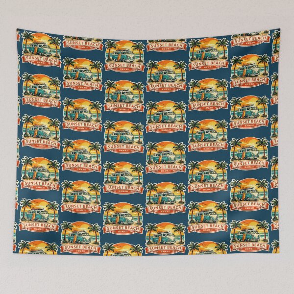 Item preview, Sunset Beach Hawaii Surf Van designed and sold by getpressedshirt.