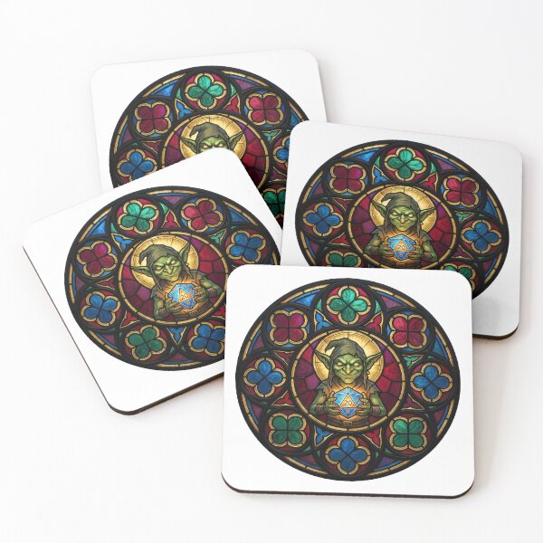 Item preview,  Patron Saint of Chaotic Neutral Goblin Stained Glass TTRPG designed and sold by WorldShop17.