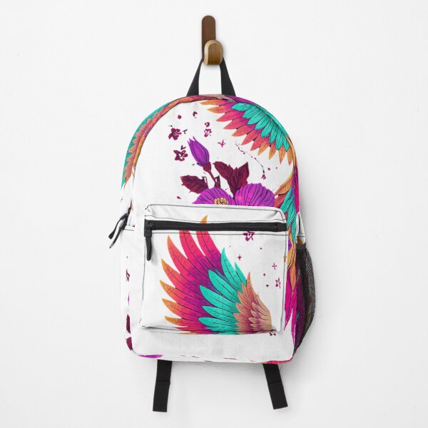 Item preview, Colorful Phoenix Bird with Floral Fantasy Art T-Shirt | Vibrant Mythical Firebird Illustration designed and sold by Wirath Shop.
