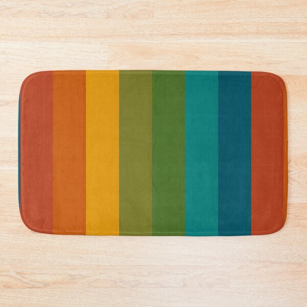 Item preview, Warm autumn colour palette stripe design designed and sold by KLflorals.